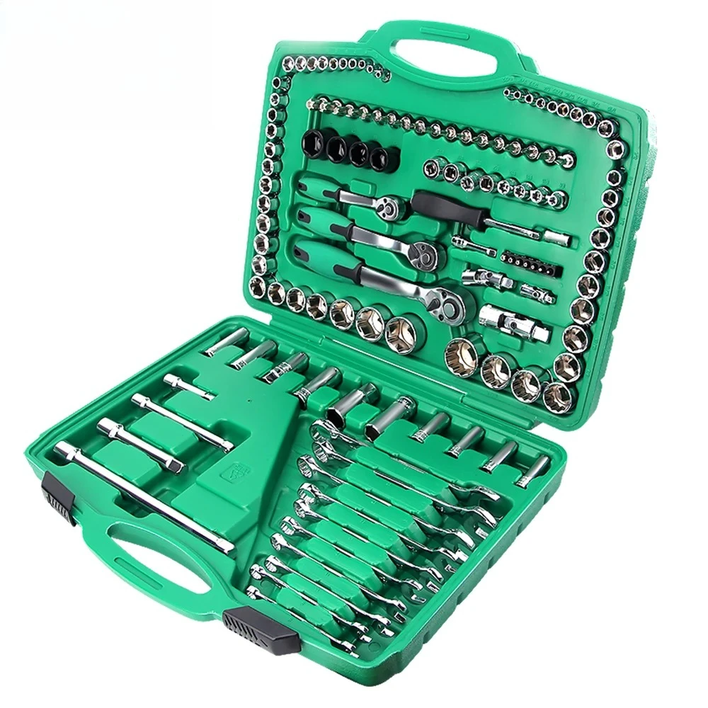 120pcs Professional Tool Sets in Cases Toolbox for 1/4