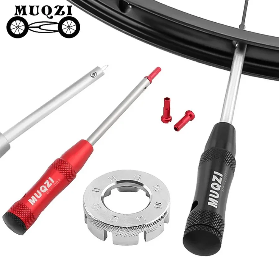 Llave De Pezón Para Radios 5 En 1 Multifunción – Accesorios Intercambiables Para Bicicleta, Mango Ergonómico