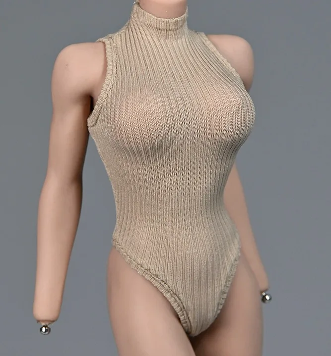 Vêtements féminins à l'échelle 1/6, maillot de bain tricoté adapté à une figurine d'action de 12 pouces, en STOCK