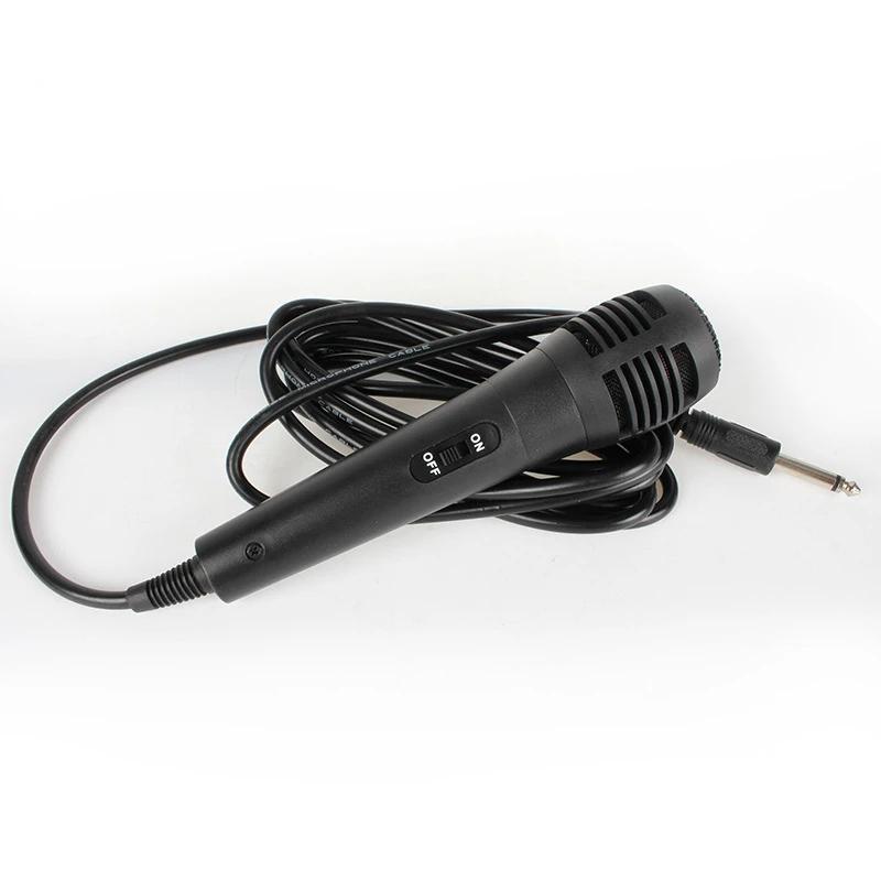 ZLHRF Micrófono dinámico para computadora Altavoz doméstico K Song Mic Micrófono de audio y video portátil para PC, juego
