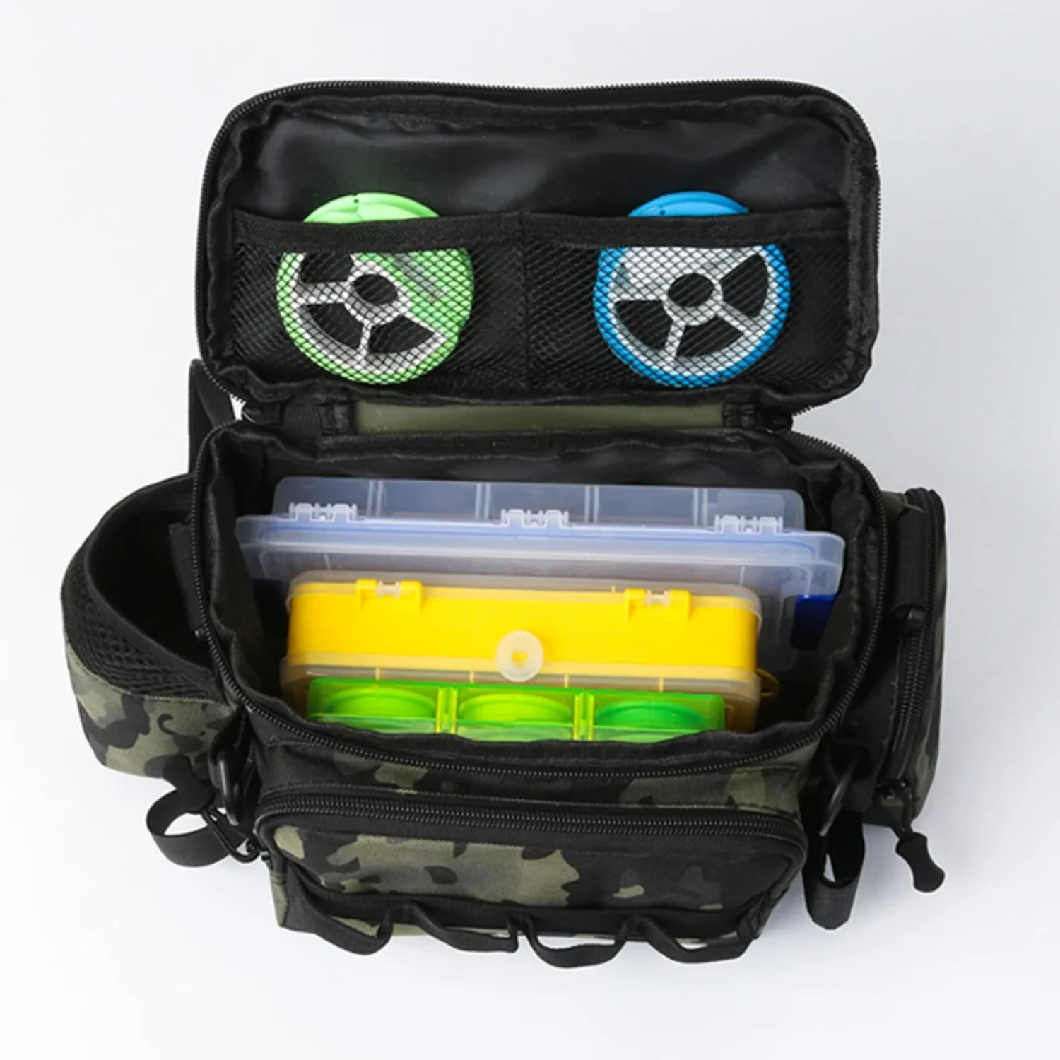 

Fishing Tackle Bags Waist Fanny Pack Fishing Lures Line Box Utility Accessories Outdoor Camping Shoulder Crossbody