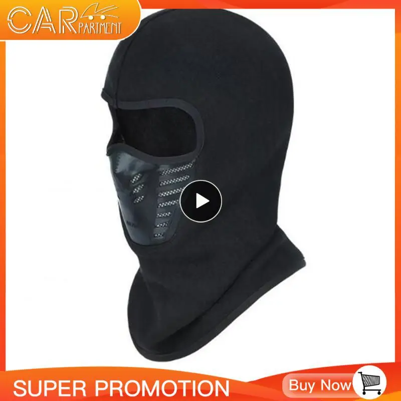 Riding Mask Thickened Fleece Dustproof Durable Windproof Riding Equipment Windshield Winter Hood Outdoor Mask Hat Riding