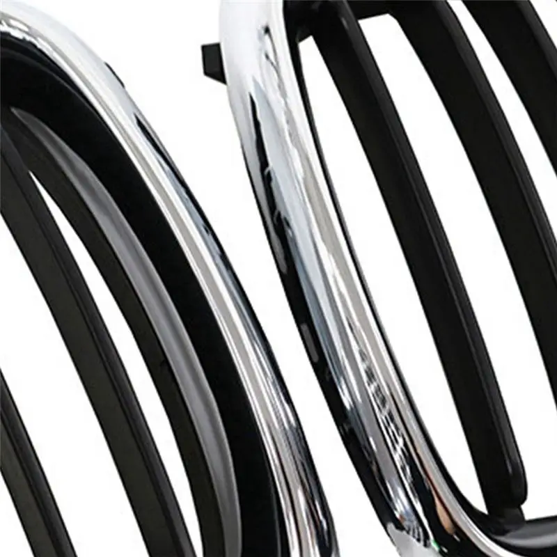 A57E-Car Chrome+Matte Black Front Kidney Grilles For BMW E36 3 Series 328I 1997-1999 51138195151, 51138195152 view 3