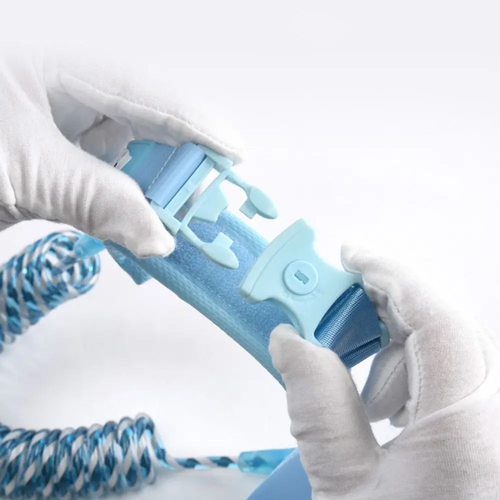 Cuerda de tracción elástica para bebé, pulsera de prevención de pérdidas, banda de enlace de muñeca antipérdida, bloqueo de llave, reflejo