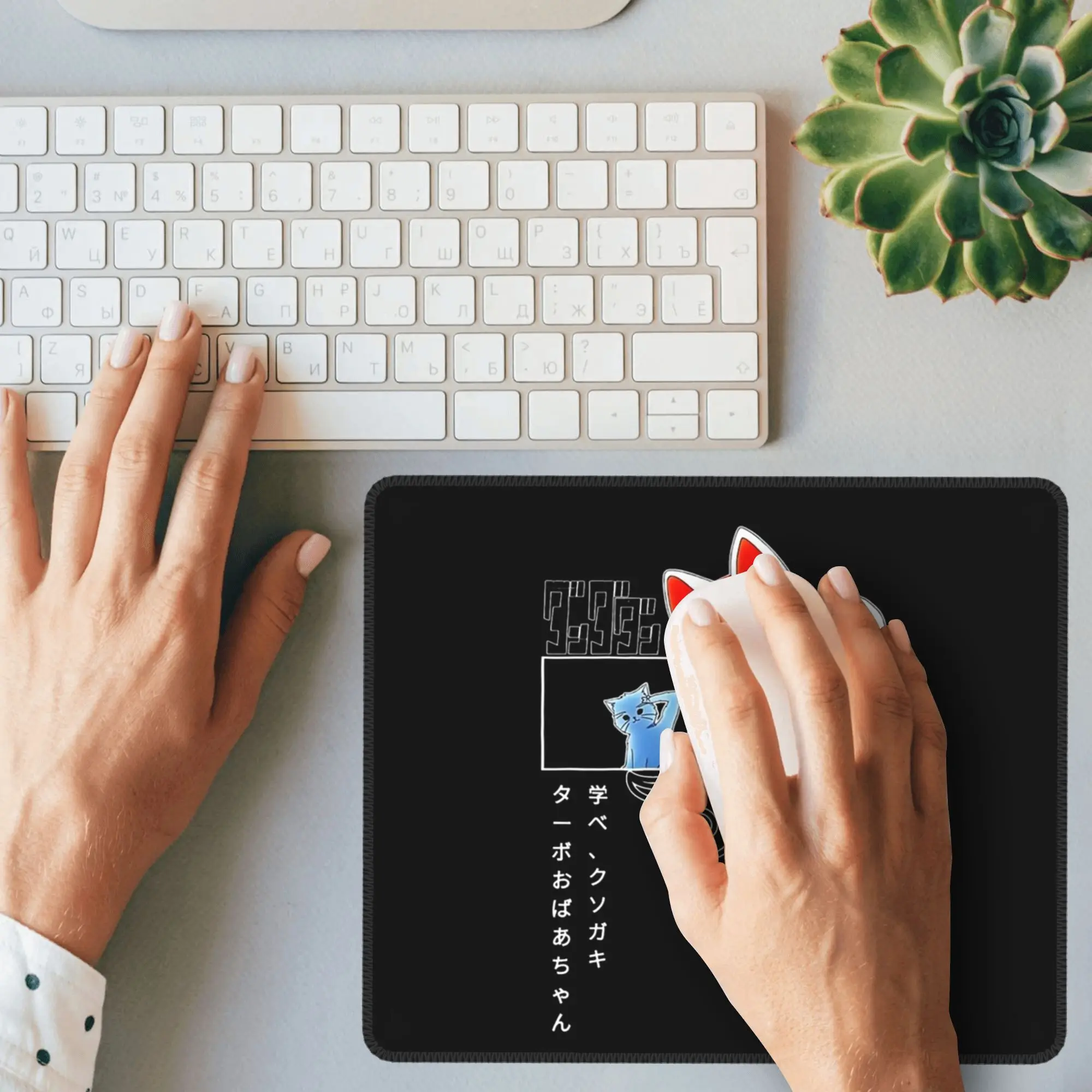 Turbo Granny Mouse Pad Computer Keyboard Mouse Mat Gamer PC Laptop Desk Mat Office Accessories Table Mats