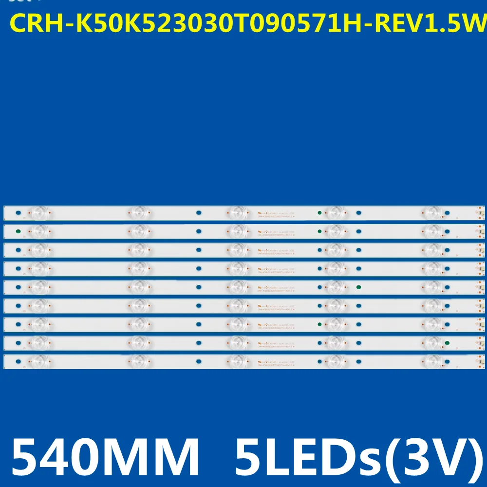 New 9PCS LED Backlight Strip for 50UG6550 50UG6550GA 50CE1850D2 50CE1820D2 CRH K50K523030T090571H REV1.5 W PPTV PTV-50NU4