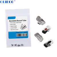 OLIECO Dental Orthodontic Buccal Tubes Non-Convertible 1st 2nd Molar Bondable Roth 018 022 MBT Edgwise U/1 L/1 Ortho Material