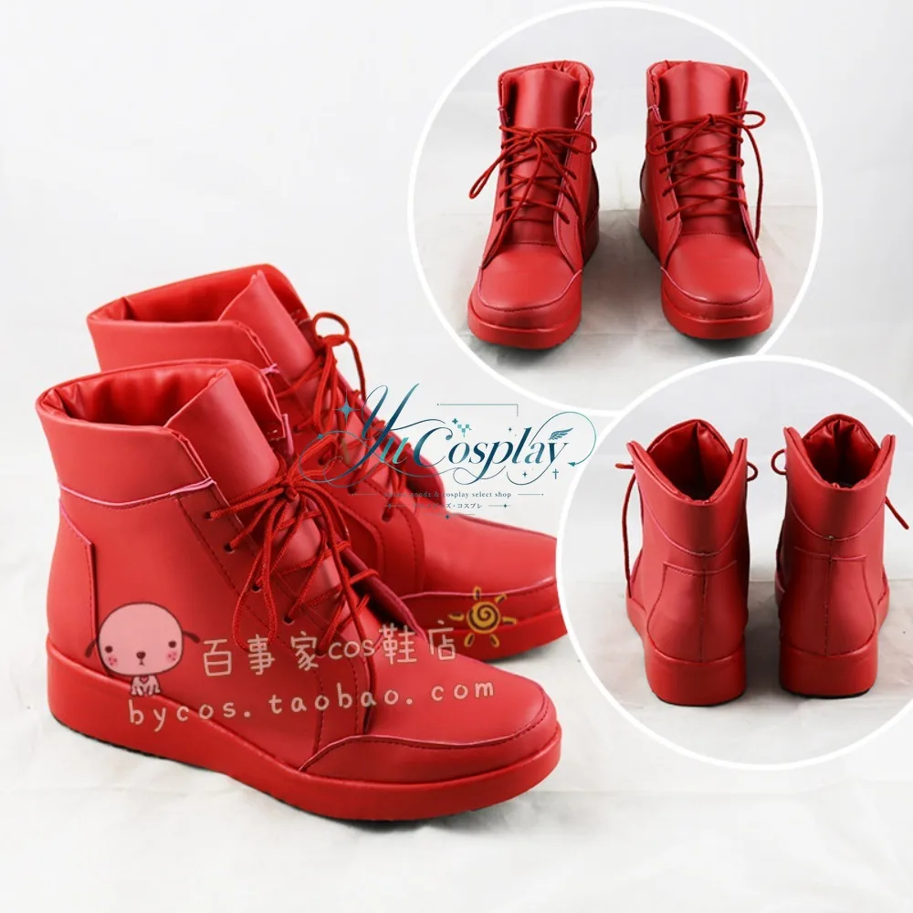 Cells at Work Red Blood Cell Cosplay Shoes Character Footwear Anime Convention Costume Performance Style