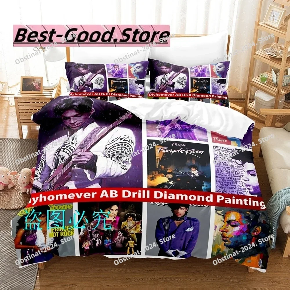 Prince Rogers Nelson Bedding Set Single Twin Full Queen King Size Bed Set Adult Kid Bedroom Duvetcover Sets parure de lit Bed