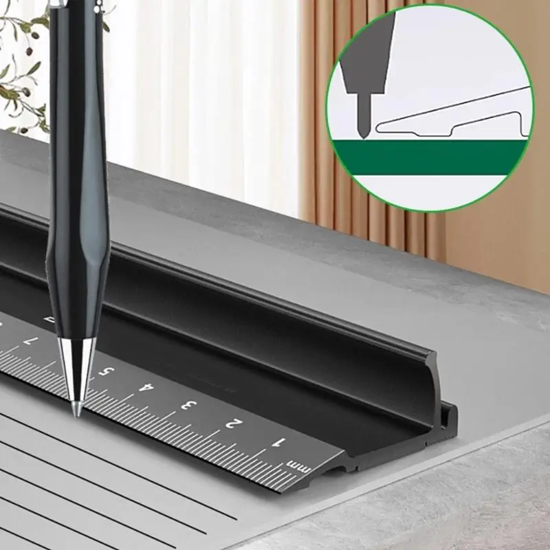 cora-multipurpose-aluminum-alloy-ruler-professional-measurement-tool-for-drafting-engineering-technical-drawing-project