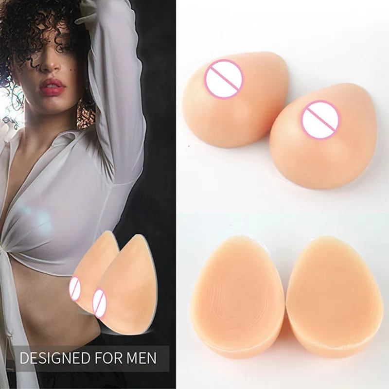 Realistic Silicone Artificial Breast Forms Cosplay Costumes Fake Chest Tits Crossdresser Transgender Sissy Shemale Drag Queen