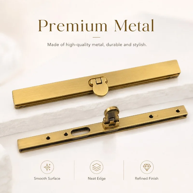 Deepeel 2/5/10Pcs 11.5/19cm Purse Frame Lock Buckle for Clutch Handbag Wallet Zinc Alloy Bag Clasp Locks DIY Craft Hardware