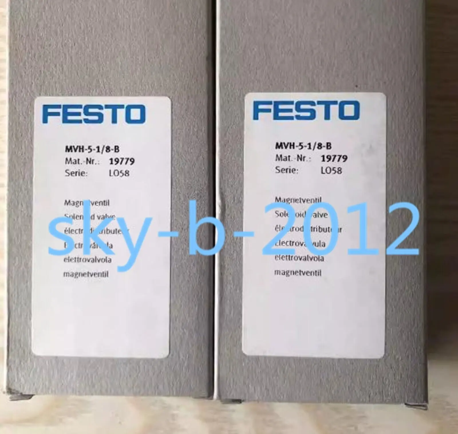 1 Stuks Nieuw In Box Festo Magneetventiel MVH-5-1/8-b 19779