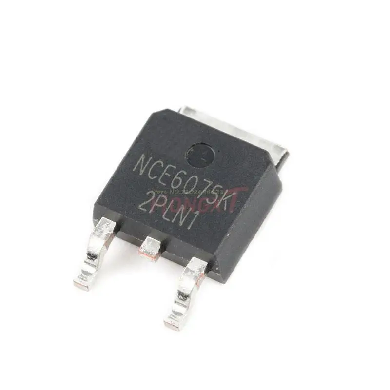 10PCS 100% NEW Original NCE6075K TO-252-2 60V/75A N-channel MOSFET chip.