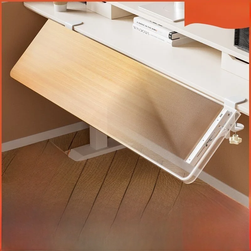 Desktop Extension Board Office Desk Wide Lengthened Board Hole Free Hand Rest Bracket Book Desk Expansion Treasure