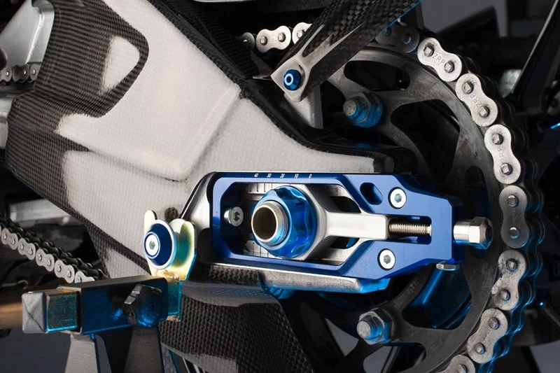Motorcycle CNC Aluminum Adjusters Chain Spool Tensioners Catena For S1000RR S1000R HP4 S1000XR M1000RR M1000R Chain Adjusters