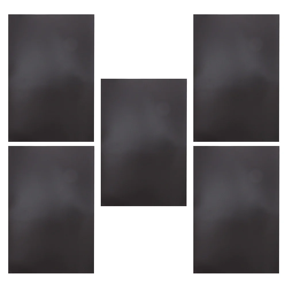 

5Pcs DIY Magnetic Sheets Sticky Backing for Refrigerator Cabinet Decor Cuttable Magnet Sheet for Photos Notes
