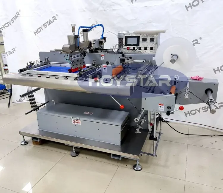 GW-BD150 satin ribbon label automatic screen printing machine for lanyard