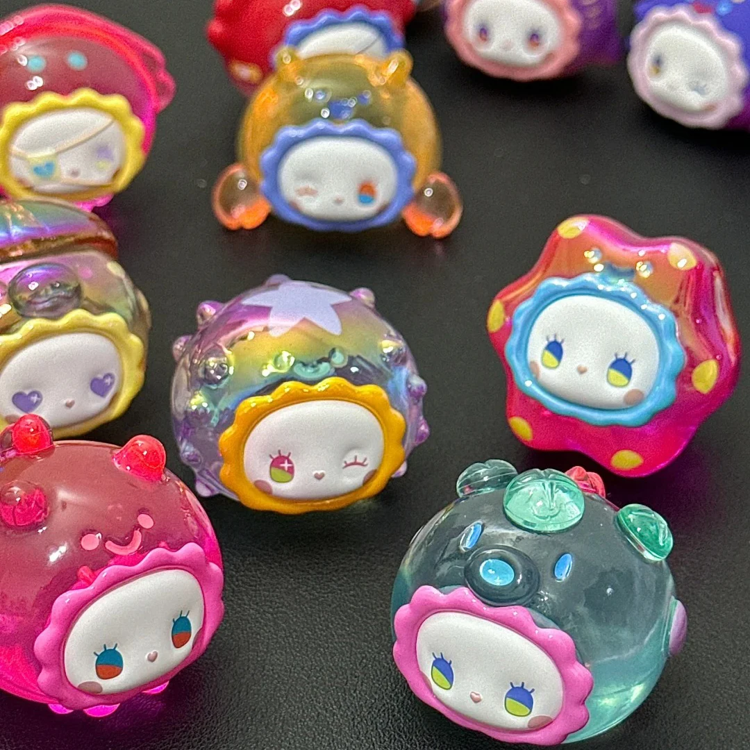 إيما ميجينغ فورست سلسلة المحيط باوباو لطيف دمية صندوق أعمى يدوية الصنع العصرية اللعب لعبة تحصيل الحلي هدية للفتيات