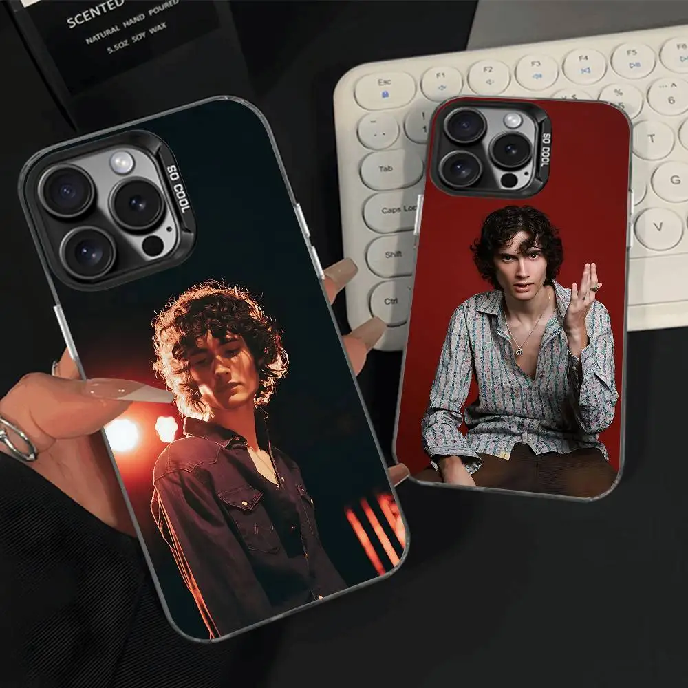 

Singer S-Sombr Phone Case For iPhone 14,16,12,15,13,17,11,E,Pro,Max,Plus,Air,Mini Black Soft Cover