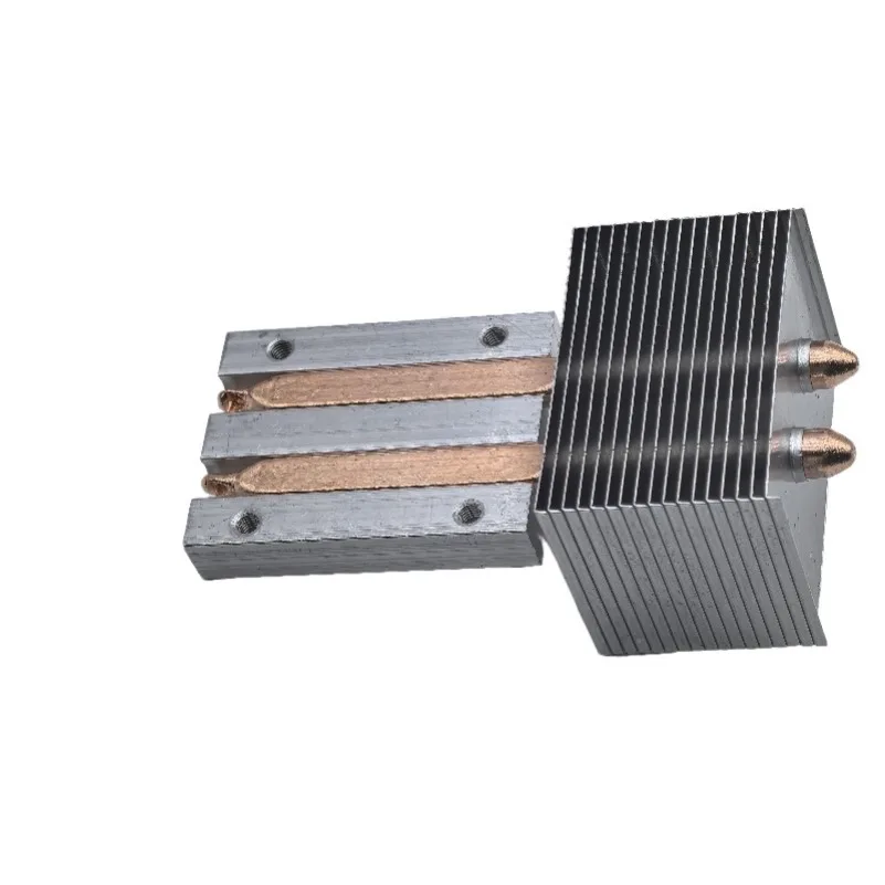 Brand New 2/3 Heat Pipe Small Heatsink 25-85W Projector Cooling Radiator DIY Heat Dissipation Module Custom Available