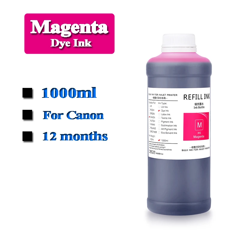 Imagem -04 - Cartucho de Tinta Recarregável para Canon Pigmento e Tinta de Tintura Pfi107 Ipf680 Ipf685 Ipf770 Ipf780 Ipf785 Ipf670 Grupo 1000ml