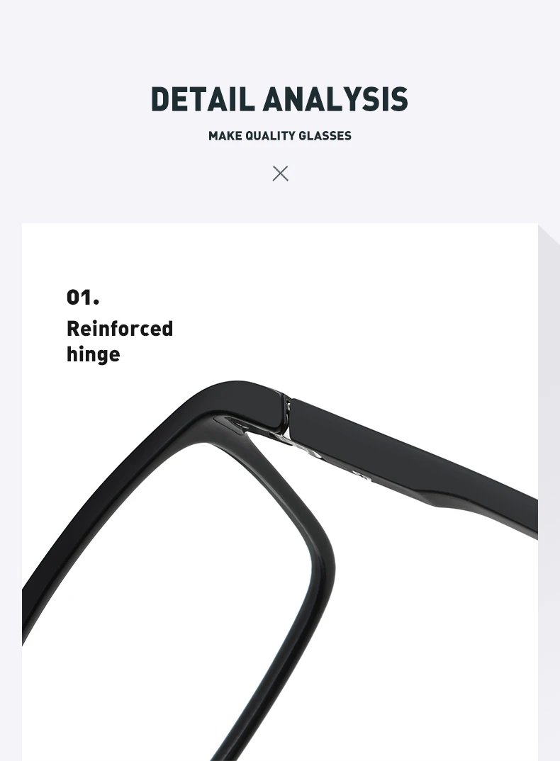 DML Neue Lesebrille Stil Hohe Qualität TR90 Ultra Licht Material männer frauen Licht Presbyopie Brillen – Detail 4