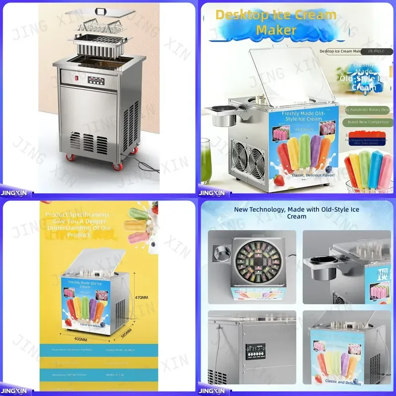 custom for Commercial Ice Pop Maker Fast Freezing Fruit Yogurt Ice Cream Machine Manual Popsicle Maker for Shops Ice Lolly