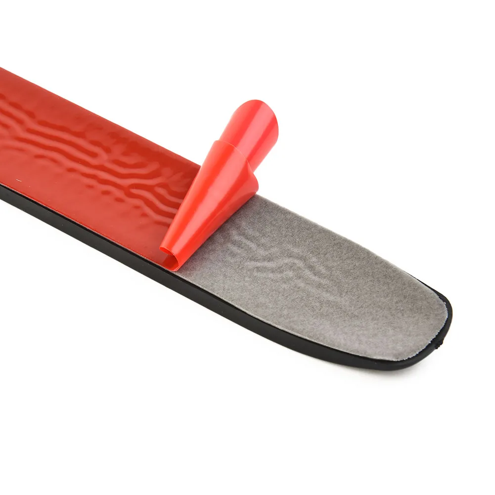 

Car Bumper Corner Protector Strip with Carbon Fiber Effect Rubber Scratch Guard for Front/Rear Vehicle Bumper Protection