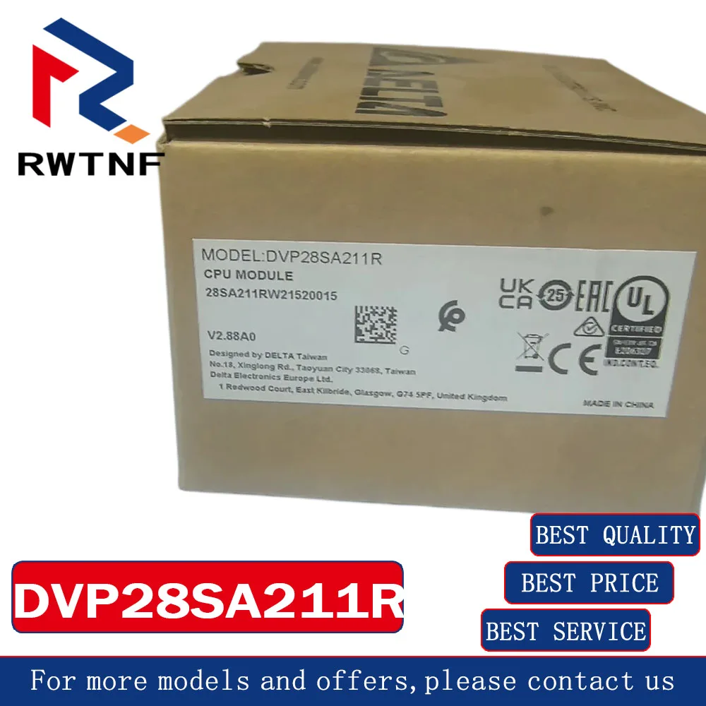 Brand New Genuine DVP28SA211R Delta PLC module,100% original warehouse stock