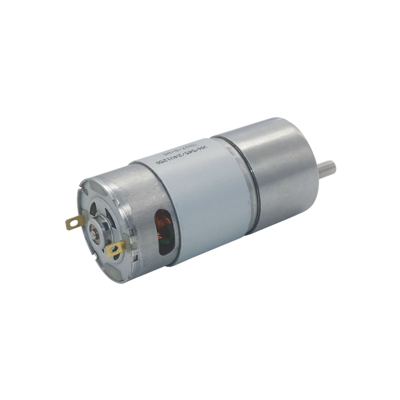 24VDC 7-960RPM High Torque All Metal Gear Box Electric Motor Reduction All Metal Low Noise Gear Motor JGB37-545