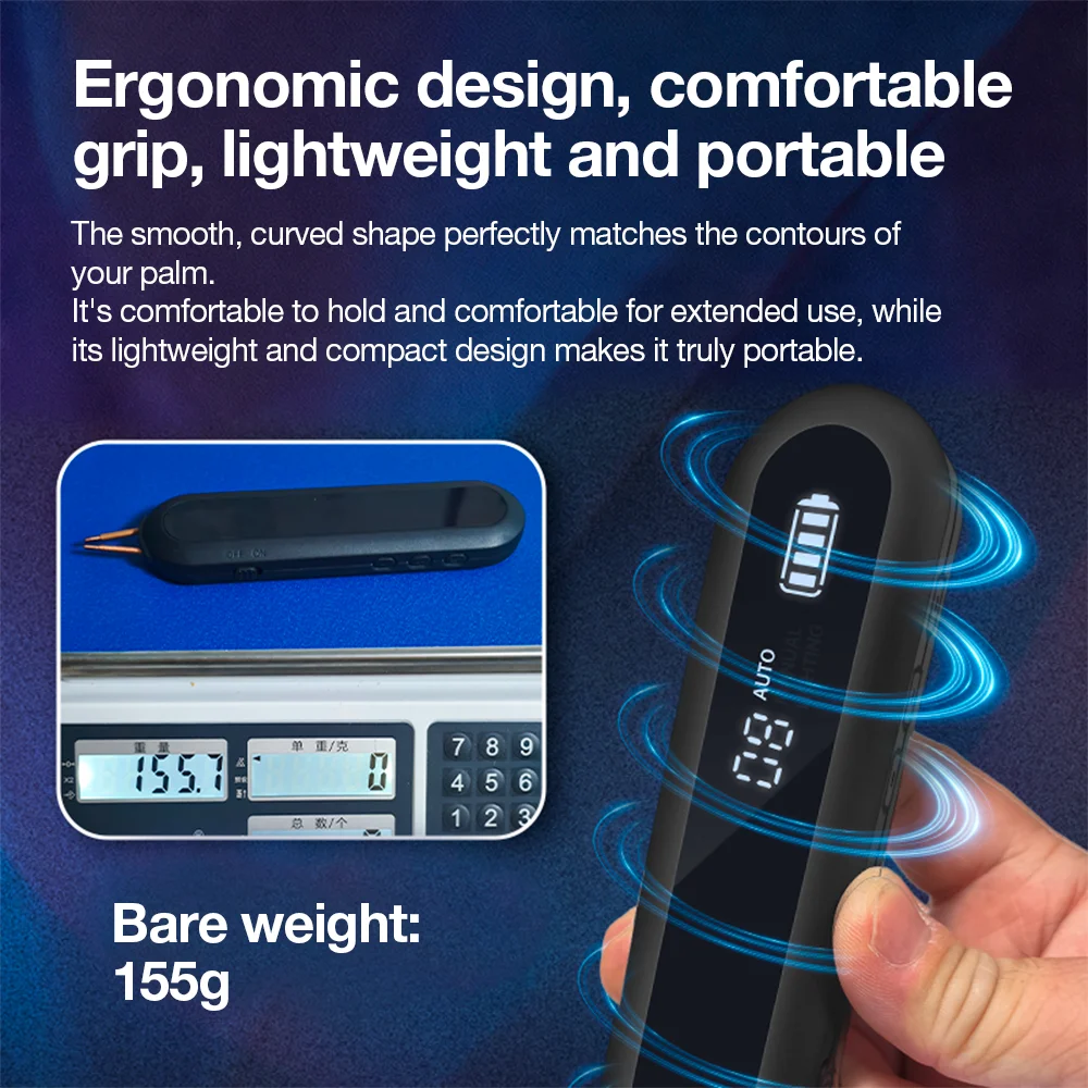Nieuwe puntlasmachine met 12 versnellingen, verstelbare, draagbare puntlasmachine, USB-oplaadfunctie, automatische en handmatige lasstanden, met led-tandwieldisplay, snoerloos doe-het-zelf lasapparaat