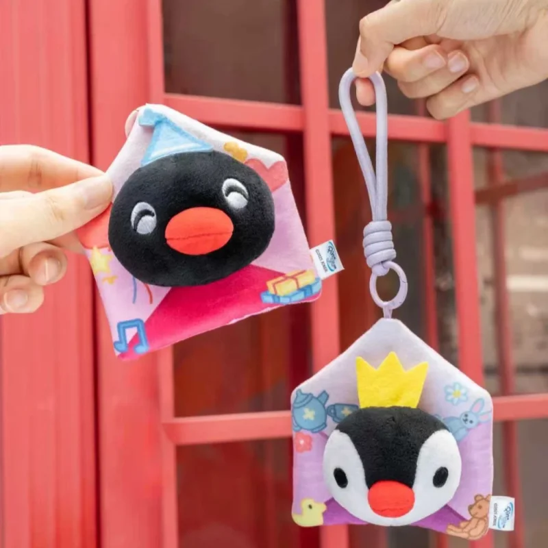 정품 펭귄 백팩 참 플러시 키체인 사우던 뉴스 시리즈 장난감 귀여운 펭귄 인형 행태그 팬들을 위한 사랑스러운 선물 어린이용