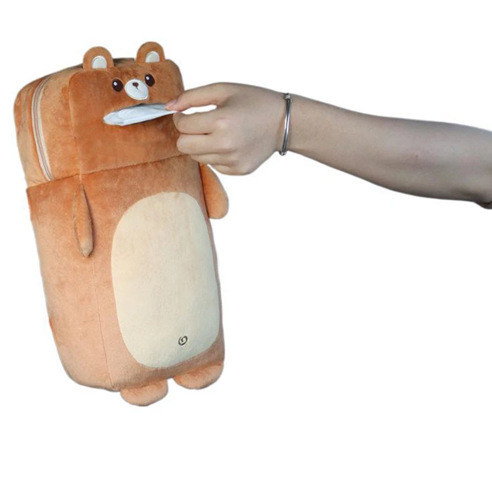 

Плюшевый автомобильный подлокотник, коробка, увеличивающая рост, собака, медведь, обезьяна, высота, держатель для салфеток, многофункциональная универсальная подушка для подлокотников