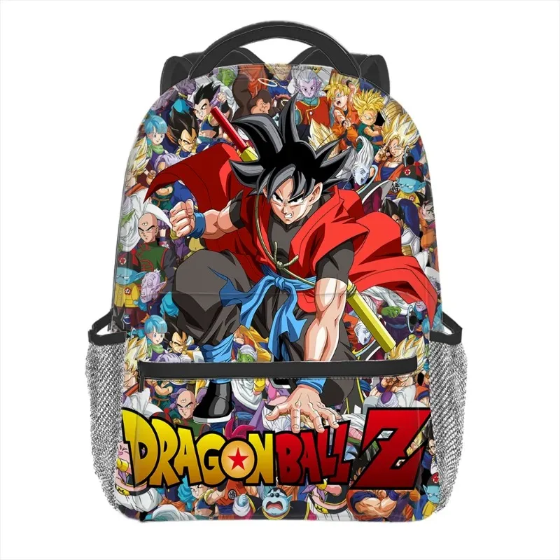 Dragon Ball Z Kids Backpack Goku Boy Rucksack Cartoon Anime Vegeta Student Book Bag Boy Schoolbag Child Knapsack Birthday Gift