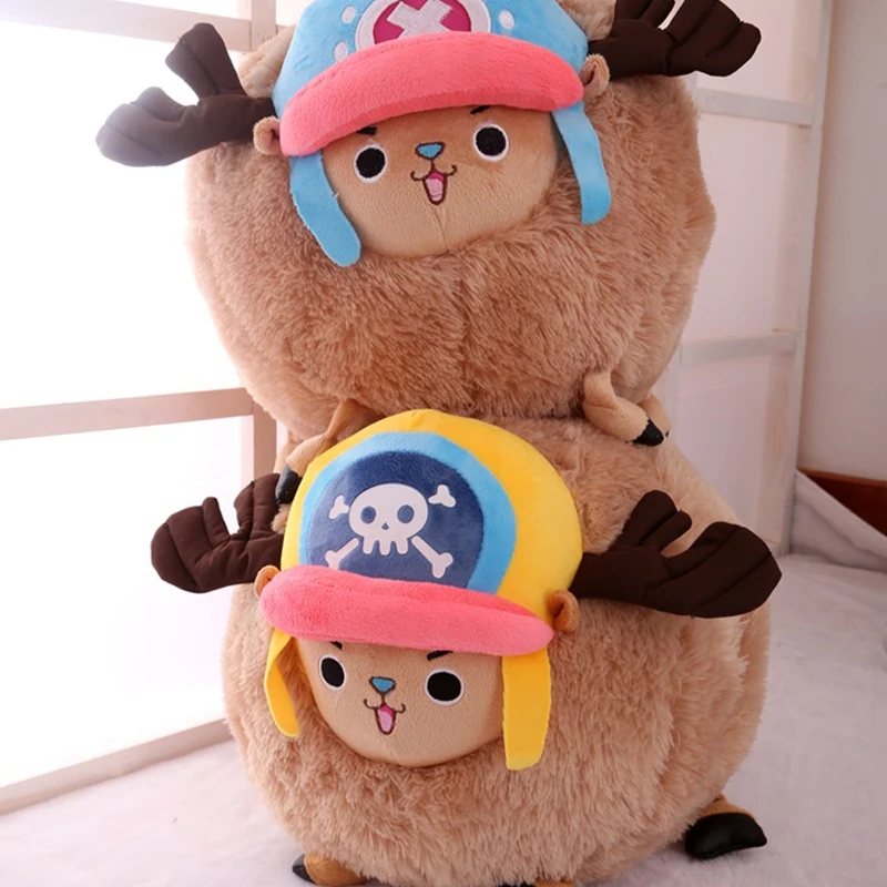 35cm One Piece Tony Tony Chopper Kawaii Soft Plush Toys Pilows Cute Anime Chopper Stuffed Animals Cartoon Peluche Dolls Gifts