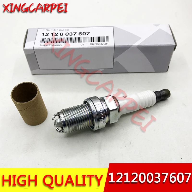 New 4-6pcs 12120037607 BKR6EQUP 3199 Laser Platinum Spark Plug for BMW E39 E46 M54 M62 E38 E65 E34 E36 Z3 320 528 Auto Part
