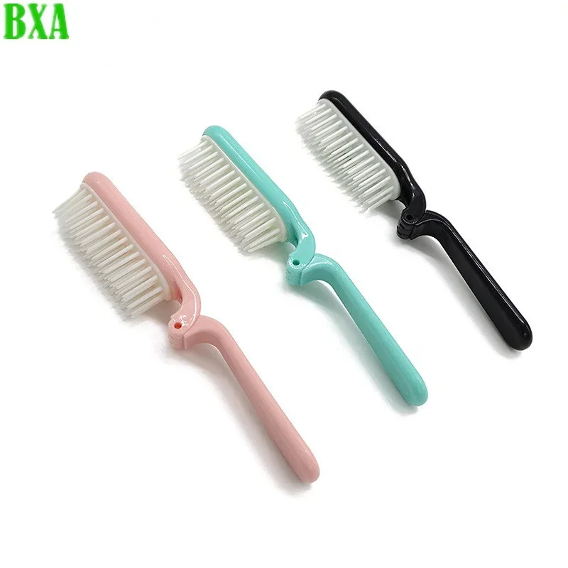 1PC Foldable Hair Comb Portable Disassembled Hair Brush Brush Anti-static Head Massage Travel Comb Styling