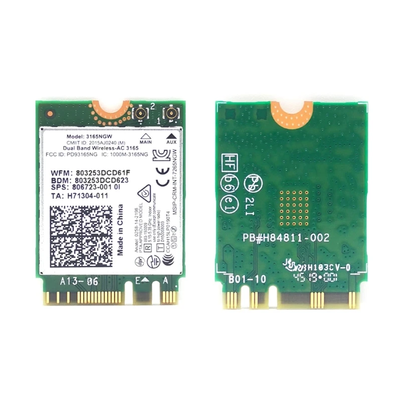 Новинка 2024 года, 3165NGW, двухдиапазонный адаптер WirelessAC 3165NGW, 5 ГГц, сетевая карта 600M, NGFF WIFI, адаптер