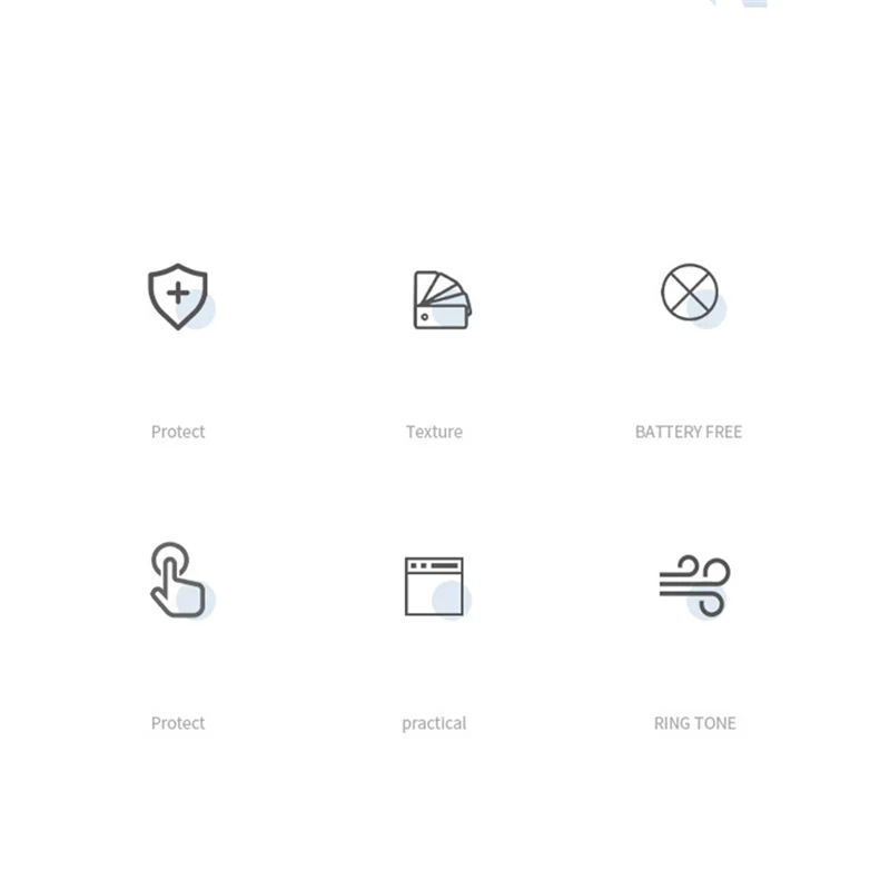 SQPP- Campanello senza fili autoalimentato senza batteria Campanello per porta impermeabile Anello carillon Dispositivo di sicurezza domestica per chiamante per anziani