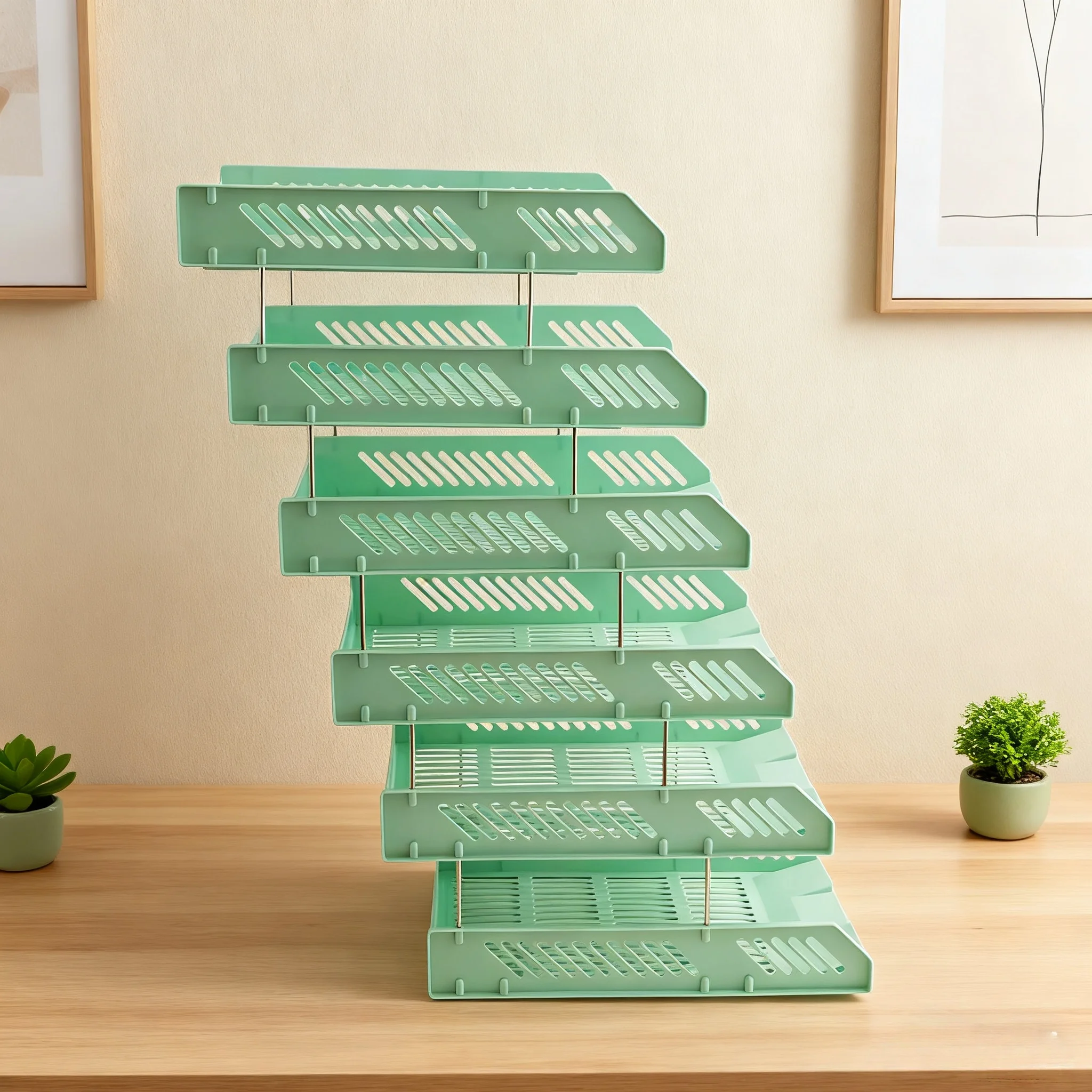Office File Rack, Document Frame, File Basket, Folder Storage Box, Storage Tray, Book Stand, Simple Desktop File Tray