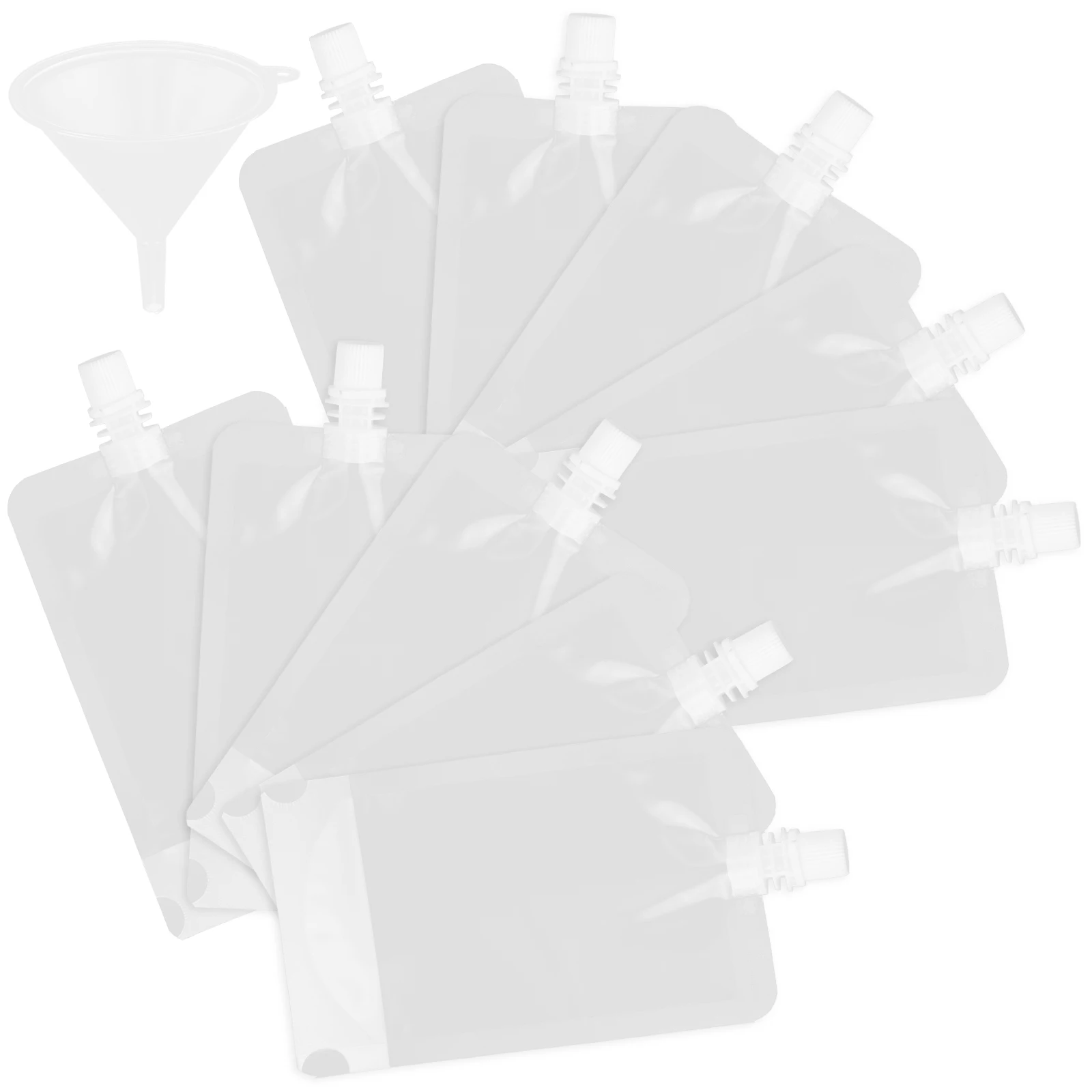 

1 Set Leak Proof Beverage Flasks Drinks Pouches Alcohol Juice Wine Container Travel Drink Bag Portable Liquor Flasks Plastic