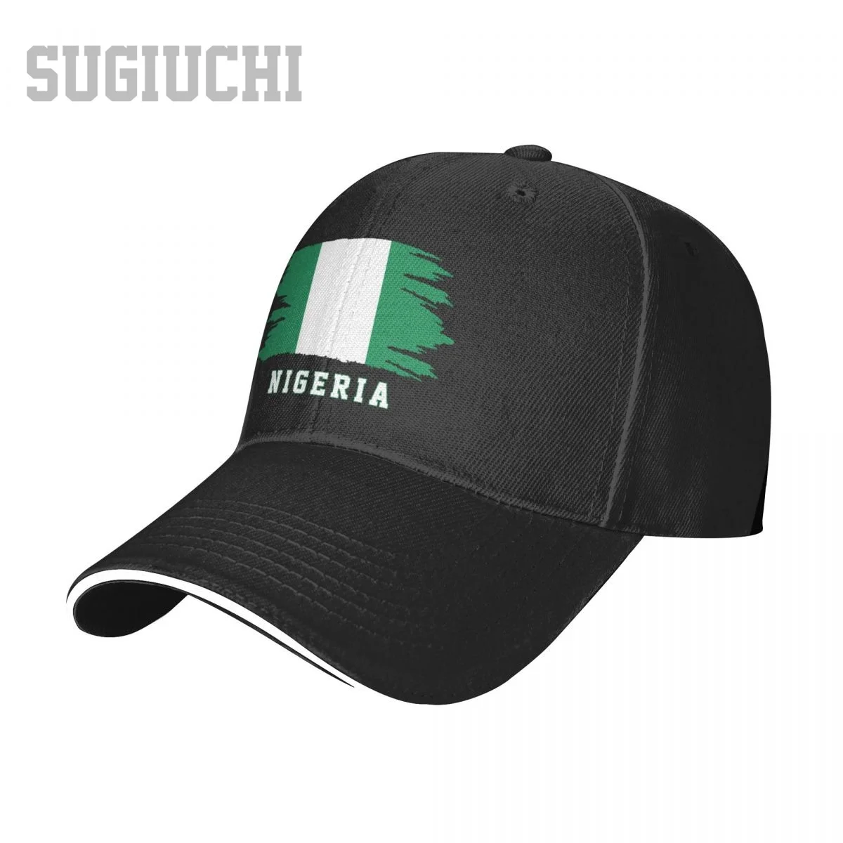 Unisex Sandwich Nigeria Flag Nigerian Baseball Cap Men Women Hip Hop Caps Snapback Golf Hat Fishing