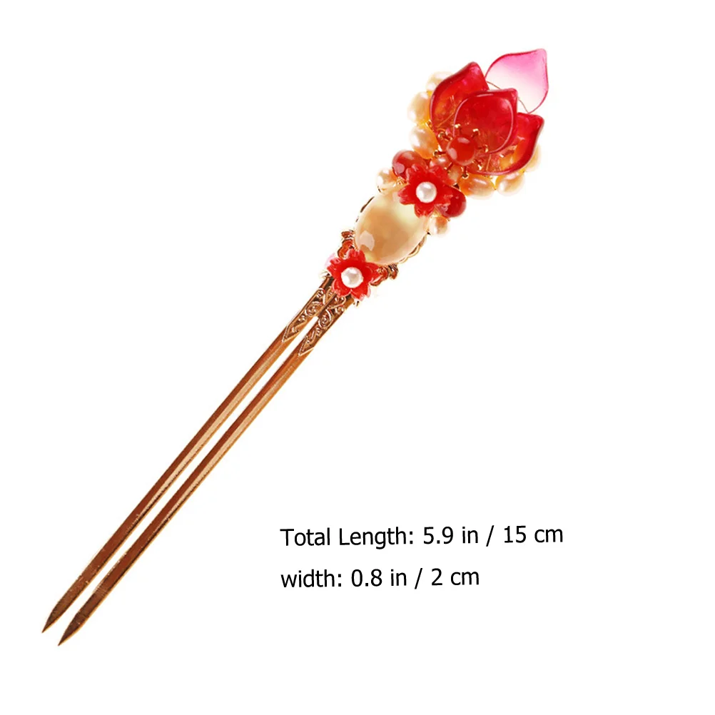 

Retro Hair Fork Pin Styling Tool Bun Sticks Asian Accessories Chignon Hairpin Traditional Hanfu Matching