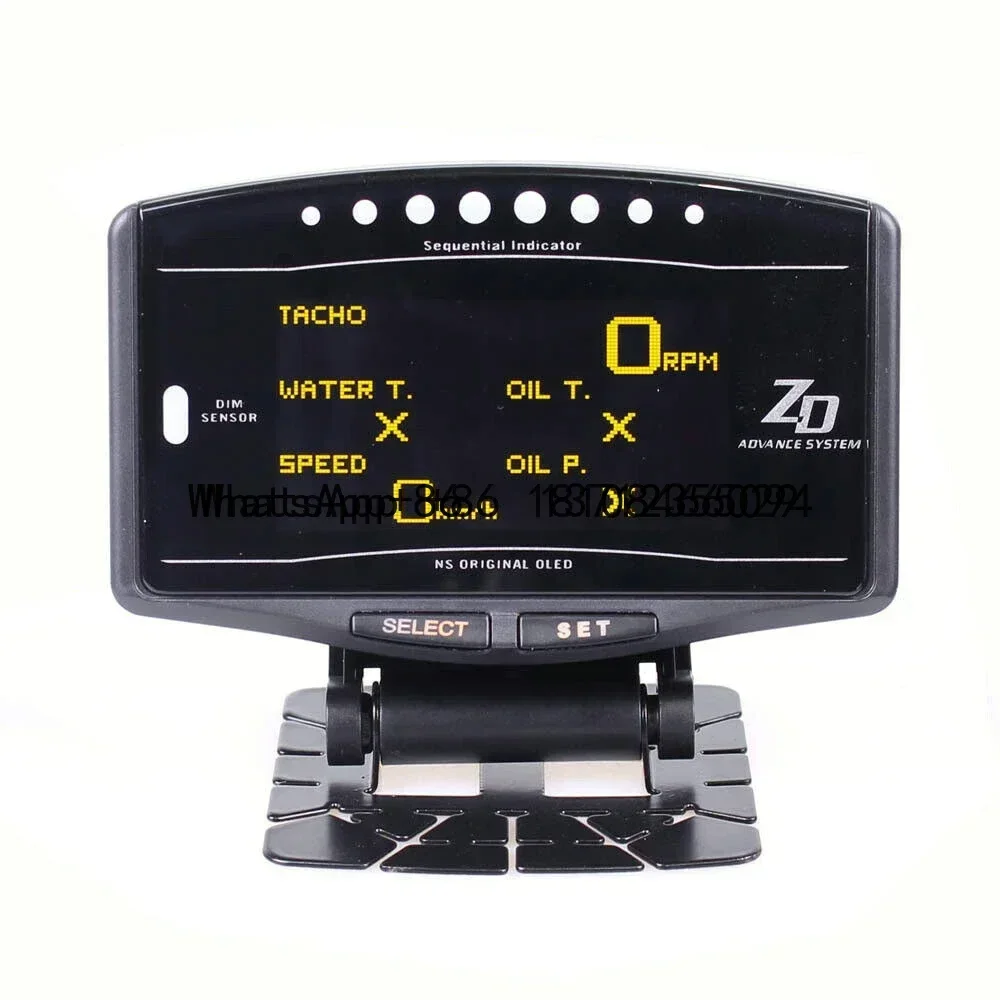 Full Kit Sports Package 10 in 1 BF CR C2 Advance ZD Link Gauge Meter Digital Auto Gauge With Electronic Sensors