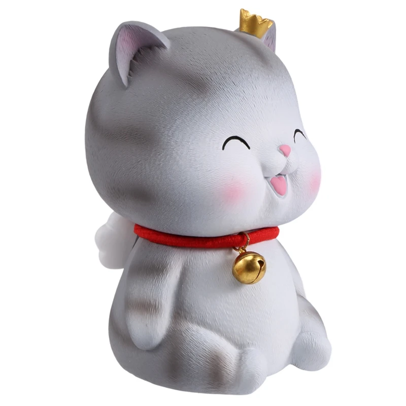 Cute Cat Decorative Saving Bank,Home Decoration Coin Bank Money Piggy Bank Help Form Right Money Habits