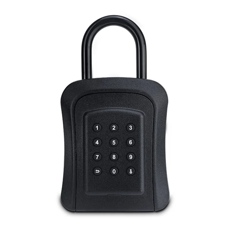 【B74A】Intelligent Bluetooth Key Safe Box Waterproof Zinc Alloy TT Lock Mobile App Password Unlock Homestay Secret Padlock