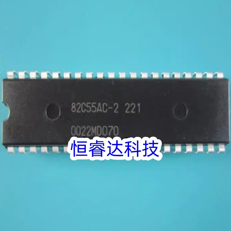 5pcs/lot UPD82C55AC-2 D82C55AC-2 82C55 DIP-40 In Stock