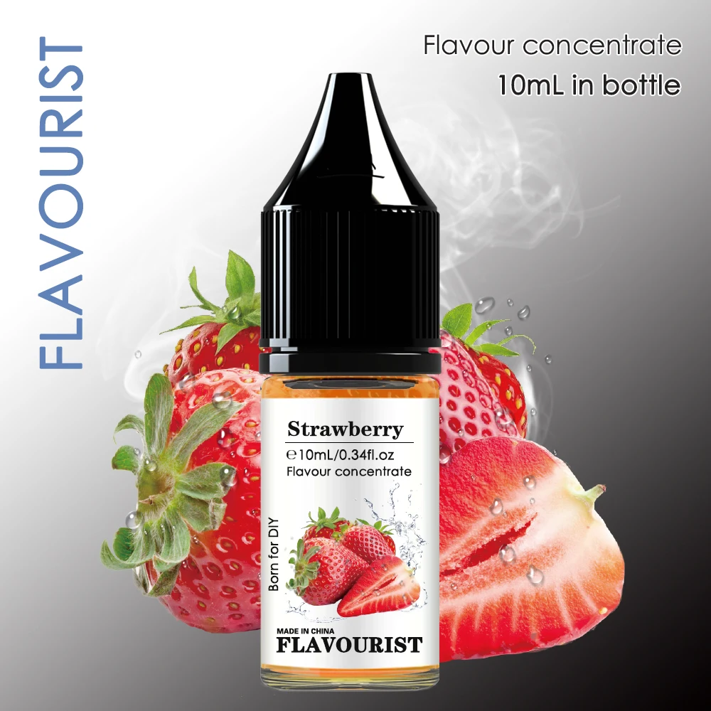 FLAVOURIST Ripe strawberry aroma flavor Water solubility Natural flavors Concentrate best flavoring