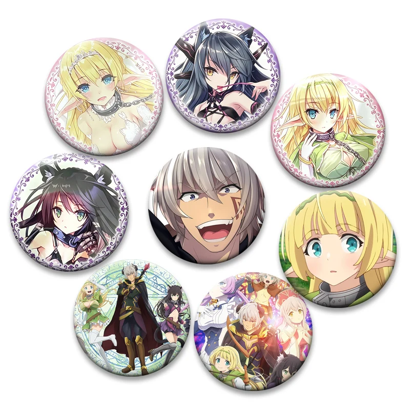 Broches Anime « Comment ne pas appeler un Seigneur Démoniaque » – Pin's de revers à l'effigie de Diablo, Shera L. Greenwood, Rem Galleu – Bijoux et cadeaux